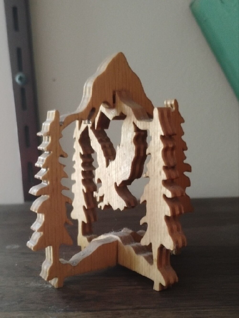 Wooden Eagle Decoration